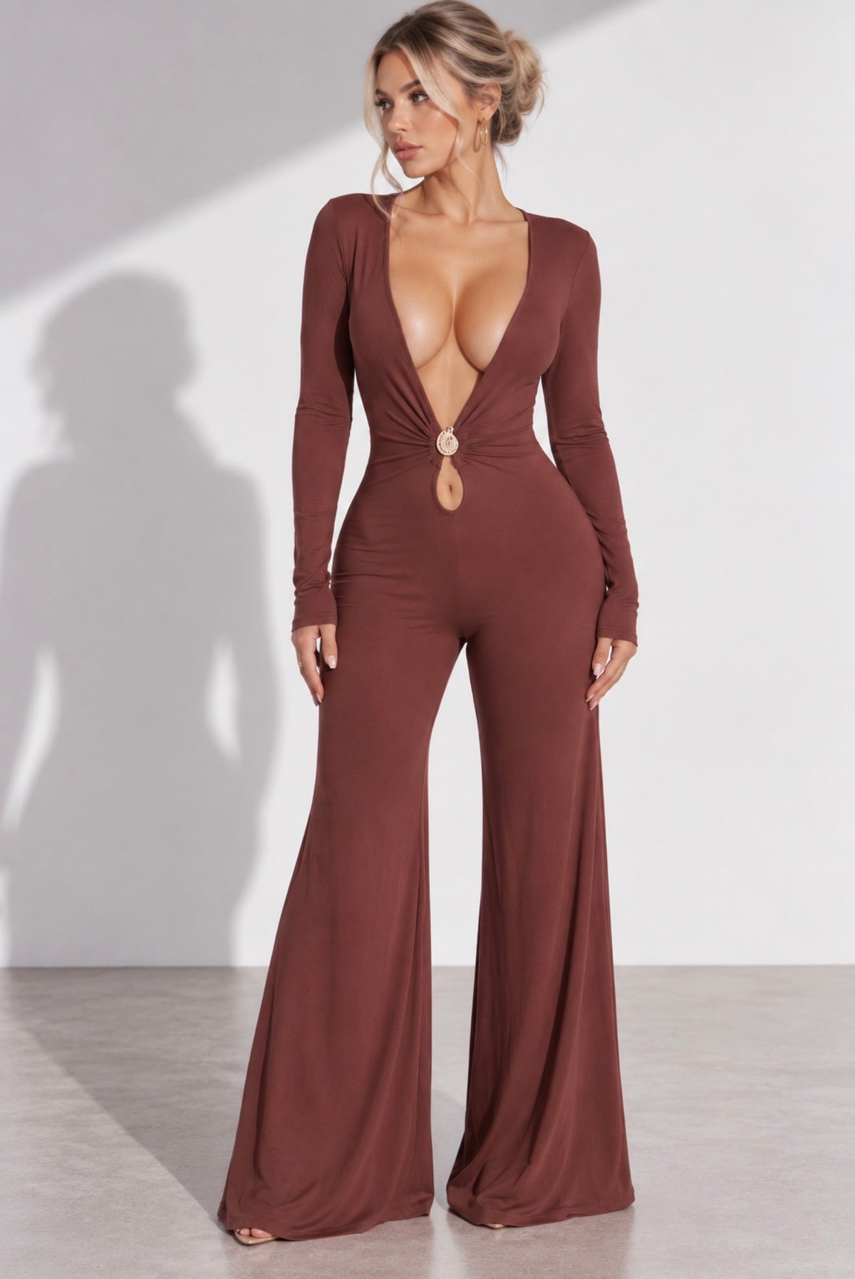 JUMPSUIT AMARA CHOCOLATE